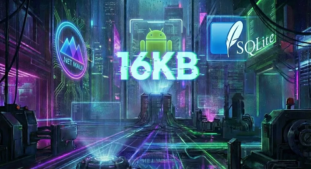 SQLite vs. Android 16KB Page Sizes: Fixing Warning XA0141 in .NET MAUI