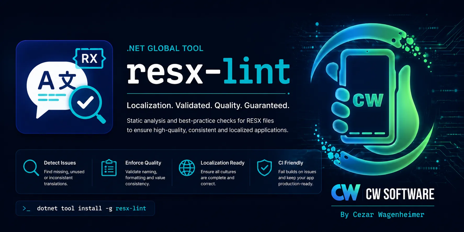 The End of Silent Localization Errors in .NET Apps - Meet resx-lint
