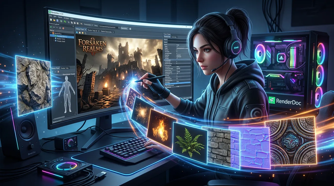 Como Extrair Texturas e Assets de Qualquer Jogo para Estudo (Tutorial RenderDoc Passo a Passo)